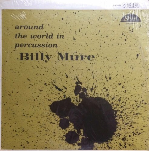 Album cover of Around the World in Percussion by Billy Mure and his Orchestra