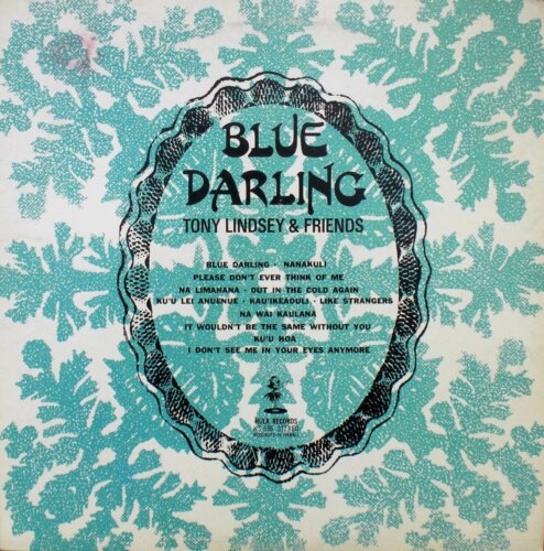 Album cover of Blue Darling by Tony Lindsey & Friends