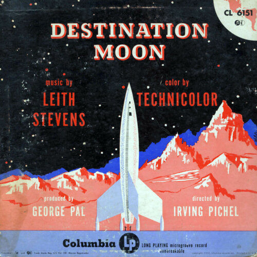 Album cover of Destination Moon by Leith Stevens