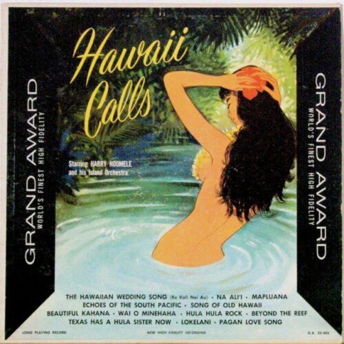 Album cover of Hawaii Calls by Harry Hoomele and his Island Orchestra