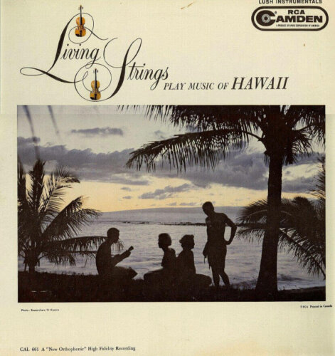 Album cover of The Living Strings Play the Music of Hawaii by The Living Strings