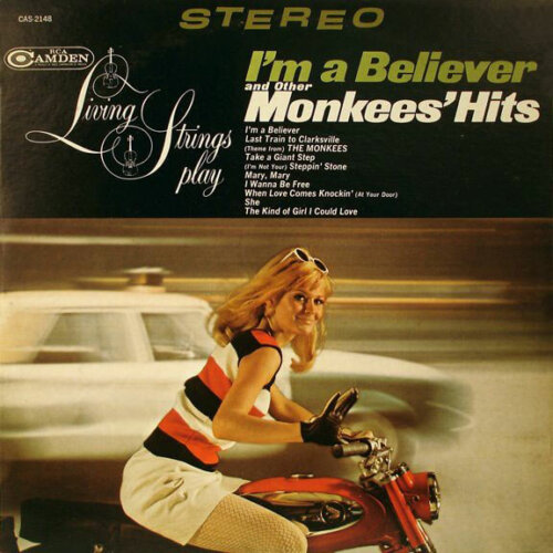 Album cover of The Living Strings Play The Monkees' Hits by The Living Strings