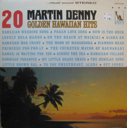 Album cover of 20 Golden Hawaiian Hits by Martin Denny