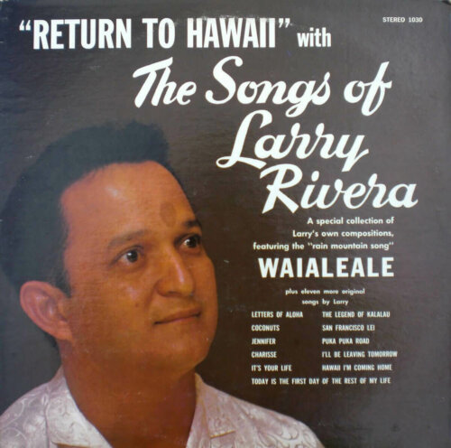 Album cover of Return to Hawaii by Larry Rivera