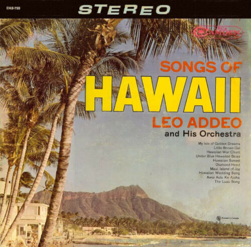 Album cover of Songs Of Hawaii by Leo Addeo
