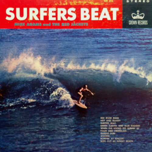 Album cover of Surfers Beat by Mike Adams and the Red Jackets