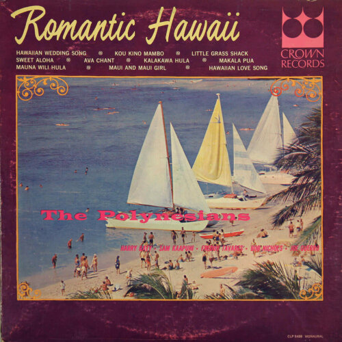 Album cover of Romantic Hawaii by The Polynesians