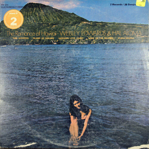 Album cover of The Romance of Hawaii by Webley Edwards & Hal Aloma