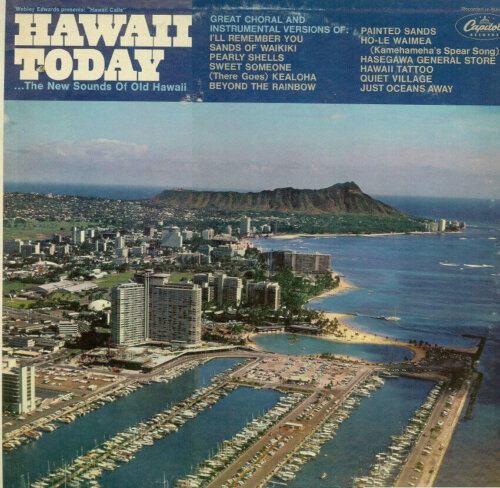 Album cover of Hawaii Today by Webley Edwards