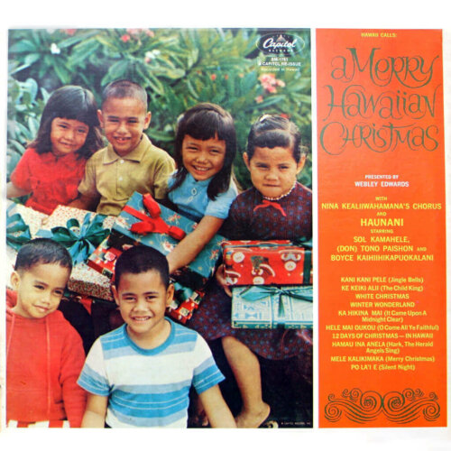 Album cover of A Merry Hawaiian Christmas by Webley Edwards
