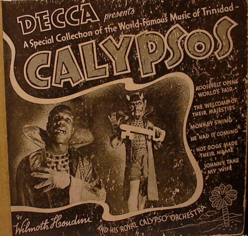 Album cover of Calypsos by Wilmoth Houdini