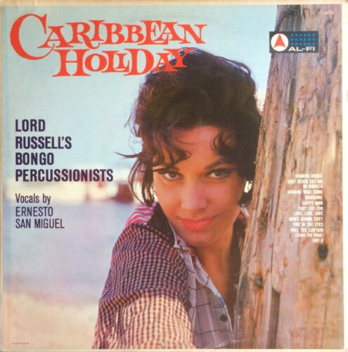 Album cover of Caribbean Holiday by Lord Russell's Bongo Percussionists