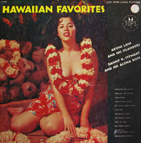 Album cover of Hawaiian Favorites by Akoni Lani & Danny K. Stewart