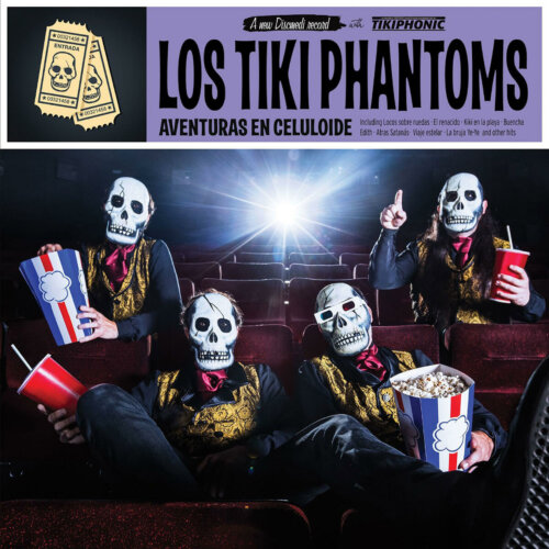 Album cover of Aventuras en Celuloide by Los Tiki Phantoms