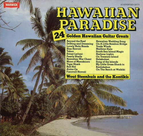 Album cover of Hawaiian Paradise by Wout Steenhuis And The Kontikis