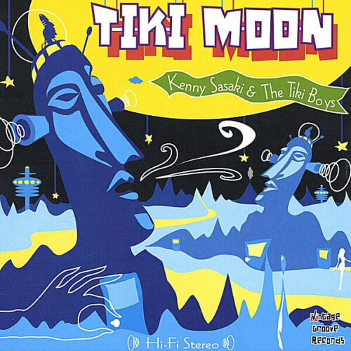 Album cover of Tiki Moon by Kenny Sasaki & The Tiki Boys