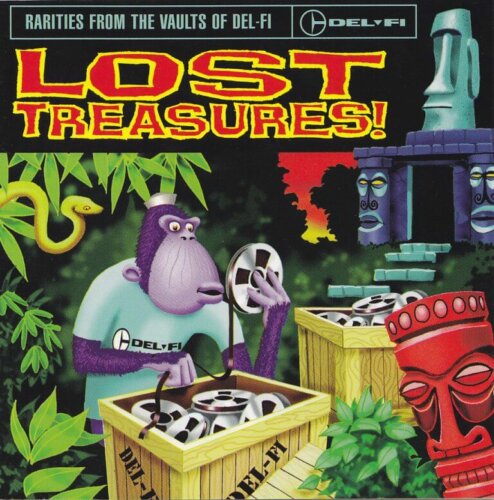 Album cover of Lost Treasures (Rarities from the Vaults of Del-Fi) by Various Artists