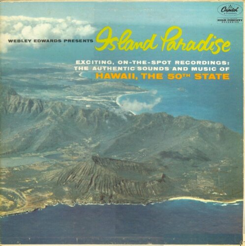 Album cover of Island Paradise by Webley Edwards