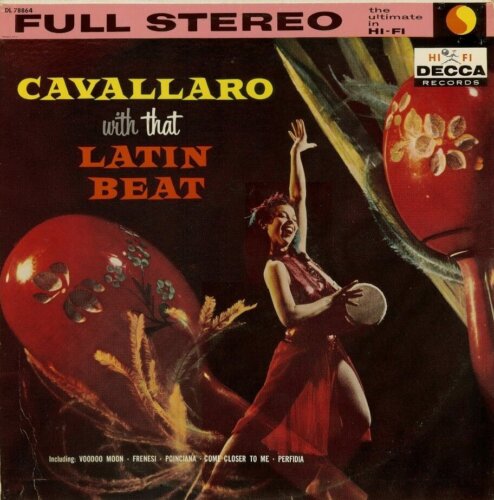 Album cover of With That Latin Beat by Carmen Cavallaro