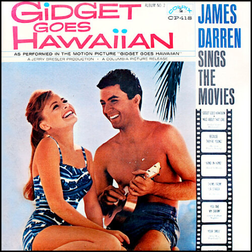 Album cover of Gidget Goes Hawaiian by James Darren