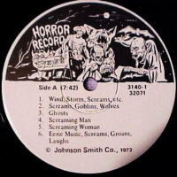 Johnson Smith Novelty Company Horror Record