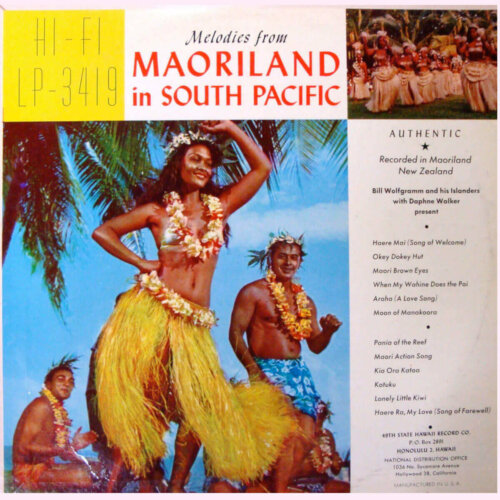 Album cover of Maoriland in South Pacific by Bill Wolfgramm