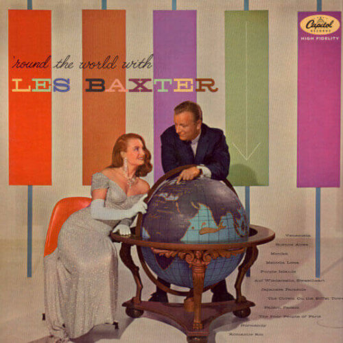 Album cover of 'Round The World With Les Baxter by Les Baxter
