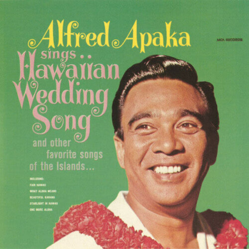 Album cover of Sings Hawaiian Wedding Song by Alfred Apaka