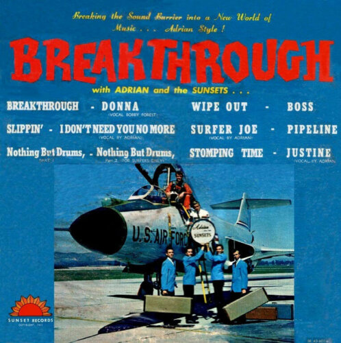 Album cover of Breakthrough by Adrian and The Sunsets