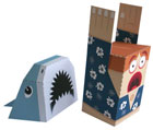 Shark Attack Paper Toy