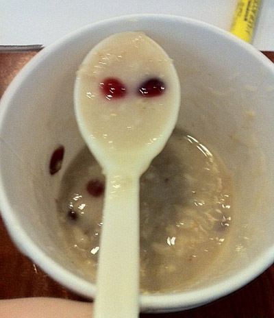 Oatmeal/Craisin Alien… Or, The Craisalien