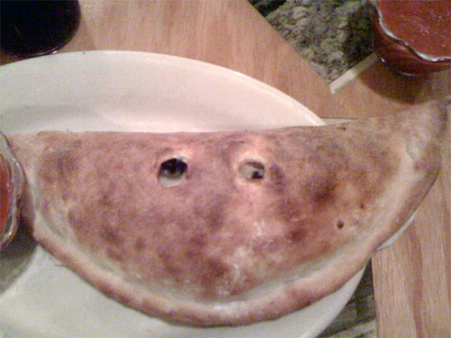 Smiling Calzone