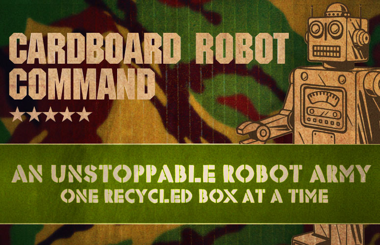 Cardboard Robot Command